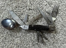 Vintage Hobo Knife Set 11 Tool