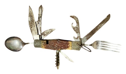 Vintage japanese hobo knife - vintage,
