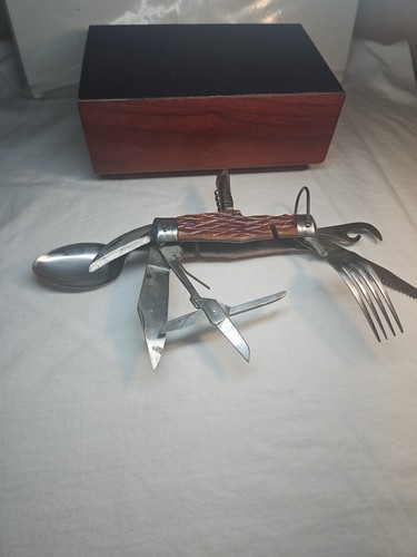 Vintage camping scout - vintage,