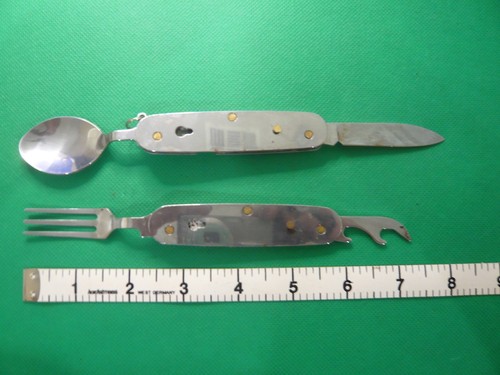 Vintage hobo camping knife set - camping,