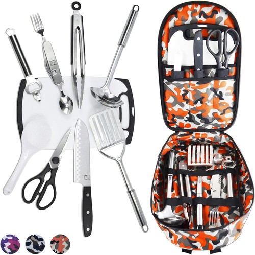Camping utensils cooking set - camping,